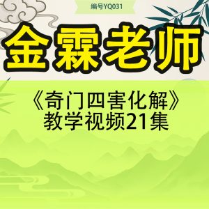 金霖老师《奇门四害化解》教学视频21集