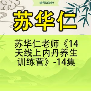 苏华仁老师《14天线上内丹养生训练营》-14集