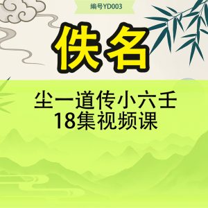 尘一道传小六壬18集视频课