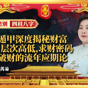 周槿芮交付课《奇门遁甲深度揭秘财富大小，层次高低，求财密码，进财破财的流年应期论》95页