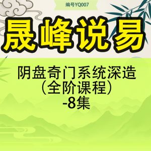 晟峰说易 _ 阴盘奇门系统深造（全阶课程）-8集