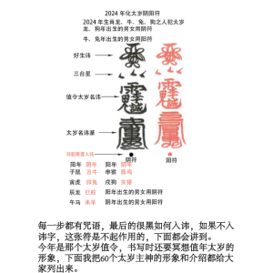 道教化太岁秘法六十甲子阴阳符-现代-64页-
