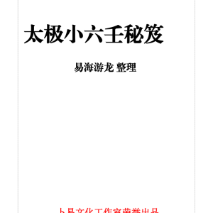 易海游龙  太极小六壬-436页