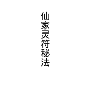 《仙家灵符秘法》30页