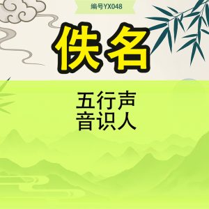 五行声音识人