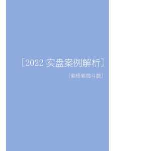 紫悟紫微斗数-《2022实盘案例解析》-224页