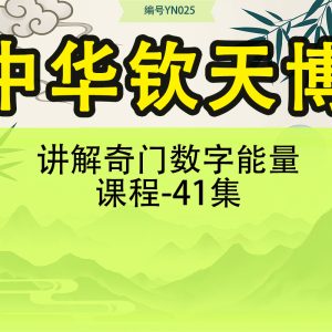 中华钦天博士讲解奇门数字能量课程-41集