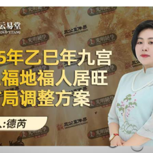 周槿芮2025甲辰年九宫飞星福地福人居旺运布局 99页