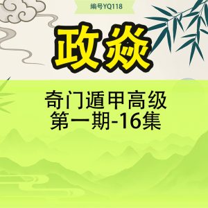 政焱奇门遁甲高级第一期-16集