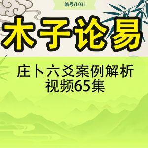 木子论易 庄卜六爻案例解析 视频 65集
