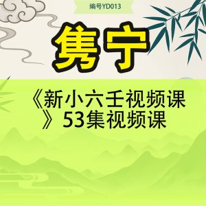 隽宁《新小六壬视频课》53集视频课