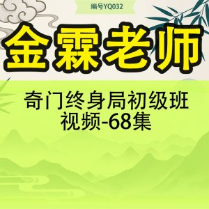 金霖老师奇门终身局初级班视频-68集