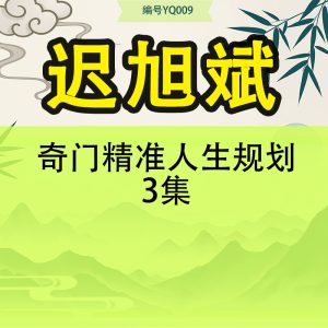 迟旭斌 奇门精准人生规划 3集