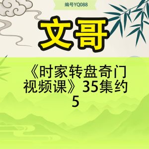 文哥《时家转盘奇门视频课》35集约5