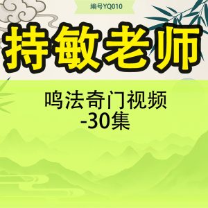 持敏老师鸣法奇门视频-30集