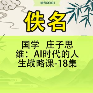 国学   庄子思维：AI时代的人生战略课-18集
