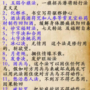 清霖-闾山十六法-视频-文档