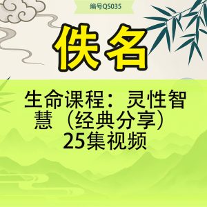 生命课程：灵性智慧（经典分享）25集视频
