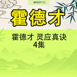 霍德才 灵应真诀4集