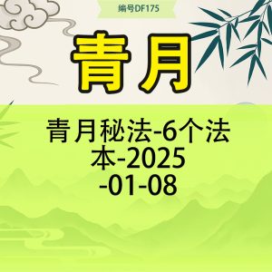 青月秘法-6个法本-2025-01-08