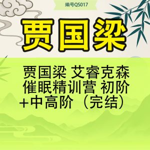 贾国梁 艾睿克森催眠精训营 初阶+中高阶（完结）