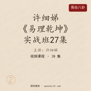 许细娣《易理乾坤》实战班27集