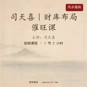 司天喜｜财库布局催旺课-【1节2小时】
