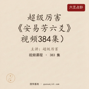 超级厉害《安易芳六爻》视频384集）