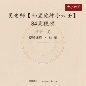 吴老师【袖里乾坤小六壬】84集视频