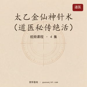 太乙金仙神针术（道医秘传绝活）