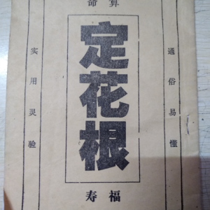 定花根-八字命理-民间-49页