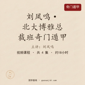 刘凤鸣北大博雅总裁班奇门遁甲4集视频，时长18小时