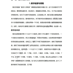 张林峰 数字风水泄天机