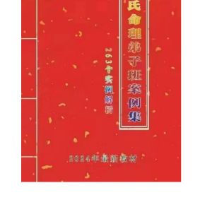 24年段建业命理弟子班案例集330页【原版】